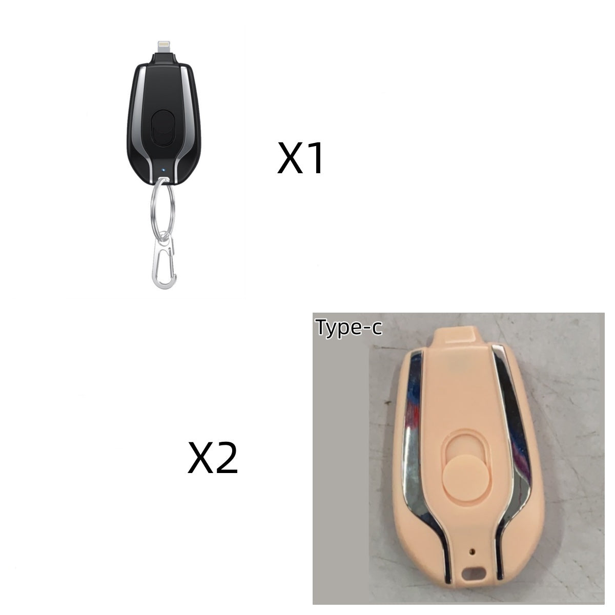Mini Charger With Mini Battery Power Bank 1500mAh